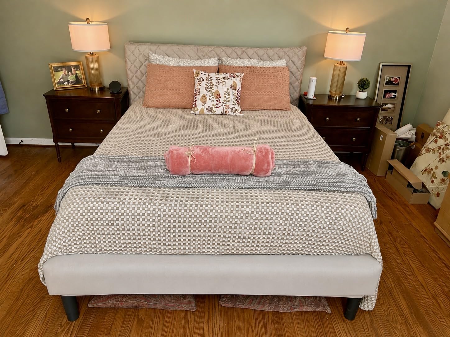 PHF 100% Cotton Waffle Pillow Shams Standard Size, 2 Pack 20