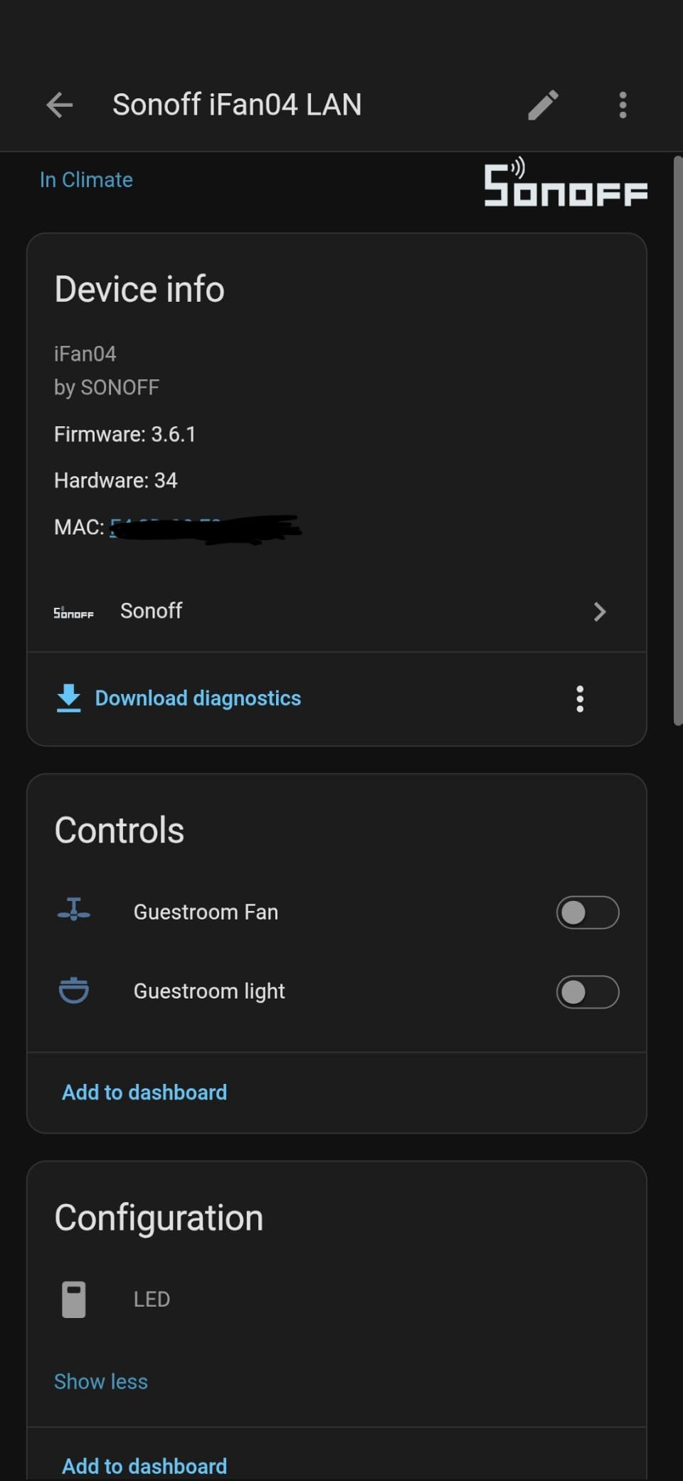 SONOFF iFAN04 WiFi Ceiling Fan Light Controller, APP Control&Remote Control, Compatible with Alexa & Google Home Assistant, No Hub Required(2.4G WiFi) customer photo 2