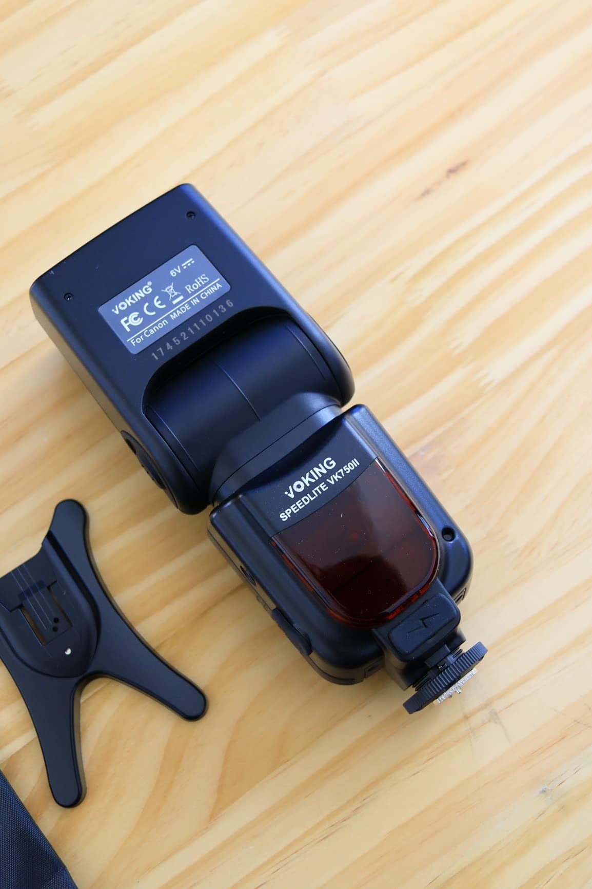 VK750II TTL Flash Speedlite with LCD Screen for Canon DSLR Camera customer photo 1