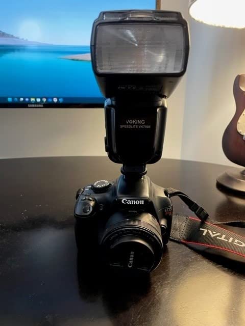 VK750II TTL Flash Speedlite with LCD Screen for Canon DSLR Camera customer photo 2