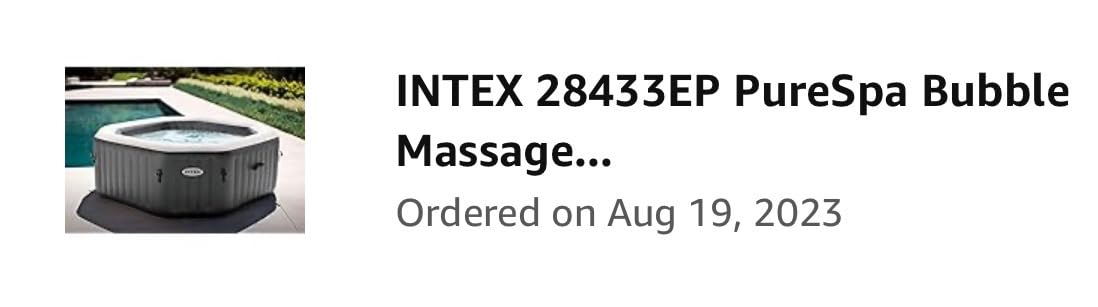 INTEX 28433EP PureSpa Bubble Deluxe Spa Set: Includes Energy Efficient Spa Cover – 120 Bubble Jets – Octagonal Design – 4 Person Capacity – 71