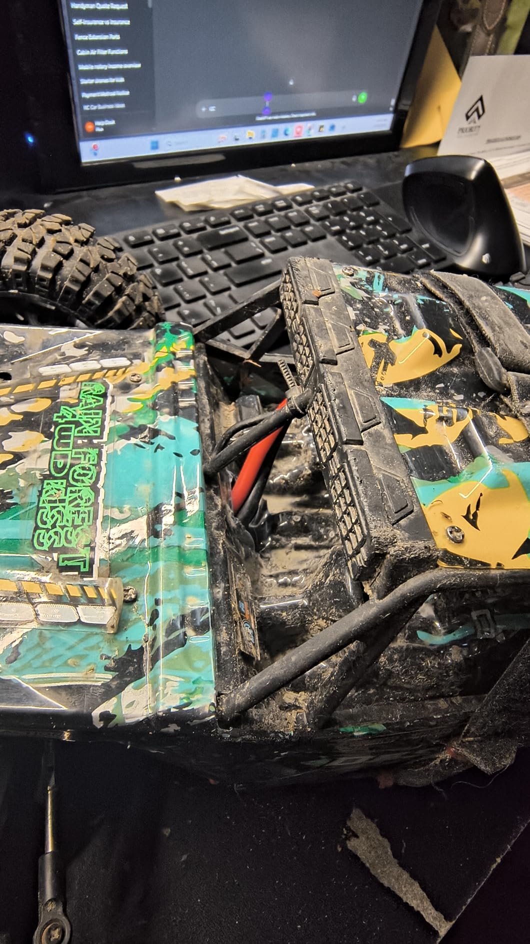 HAIBOXING 2995 RC Truck, 1:12 Scale RC Buggy, 40km/h Off-Road Desert Truck | Full-Aluminum Oil-Filled Shocks, Center Differential, 550 Motor Upgrade Version, Water-Resistant Electronics, Dual Batteries customer photo 2