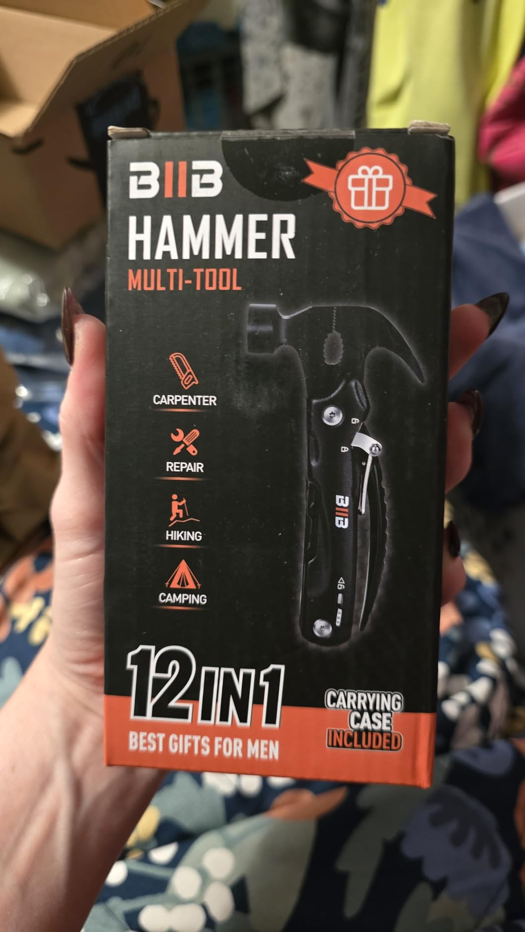 BIIB Gifts for Men, 12 in 1 Hammer Multitool, Stocking Stuffers for Men customer photo 1