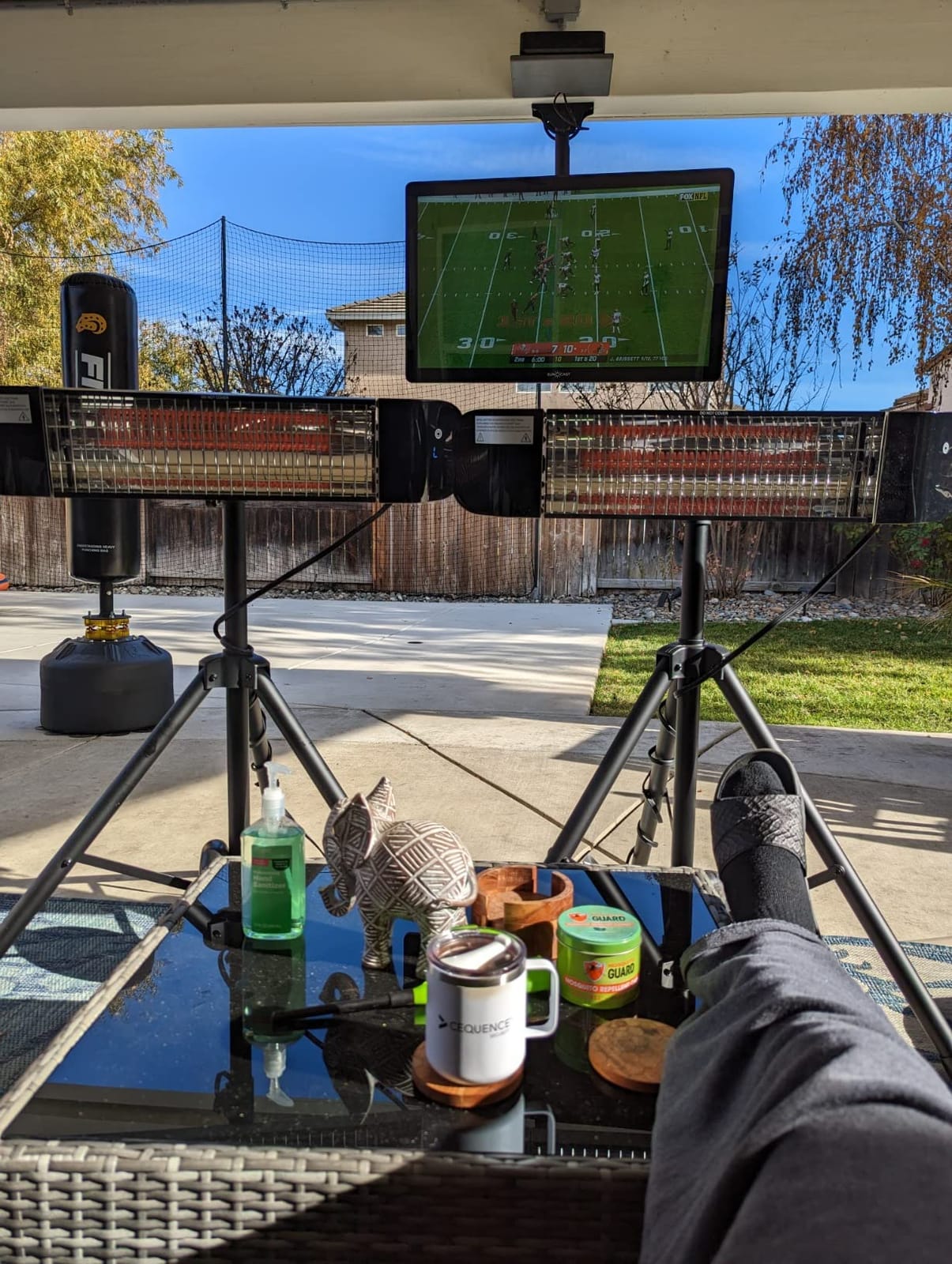 Paraheeter Outdoor Electric Infrared Patio Heater, 1500W customer photo 2