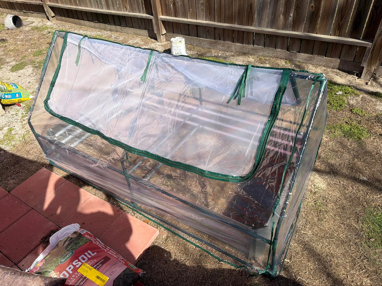 Quictent 6x3x1ft Galvanized Raised Garden Bed with Cover customer photo 2