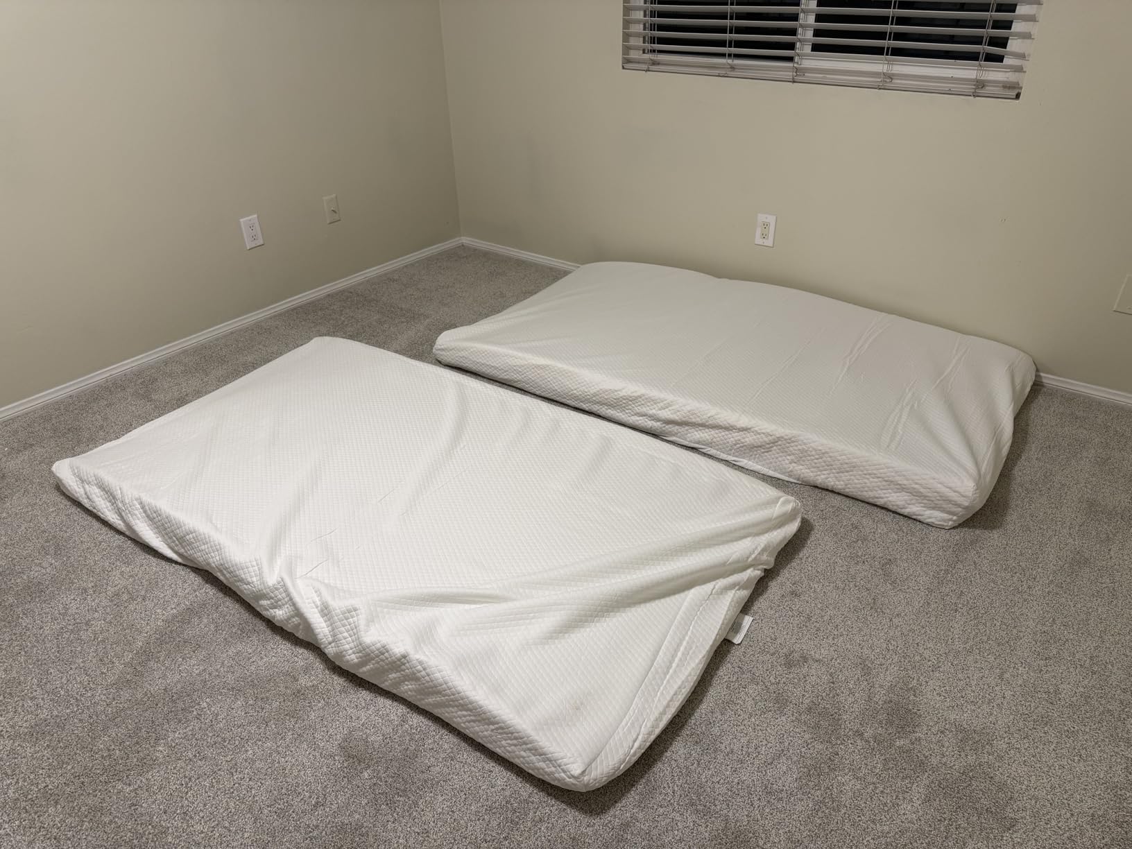 FDW | 8 Inch Queen Mattress | Medium Firm | Gel Memory Foam | White | Dual Construction | Pressure Relief, Cooling Foam, Removable and Washable Cover | Bed in a Box, CertiPUR-US Certified customer photo 1