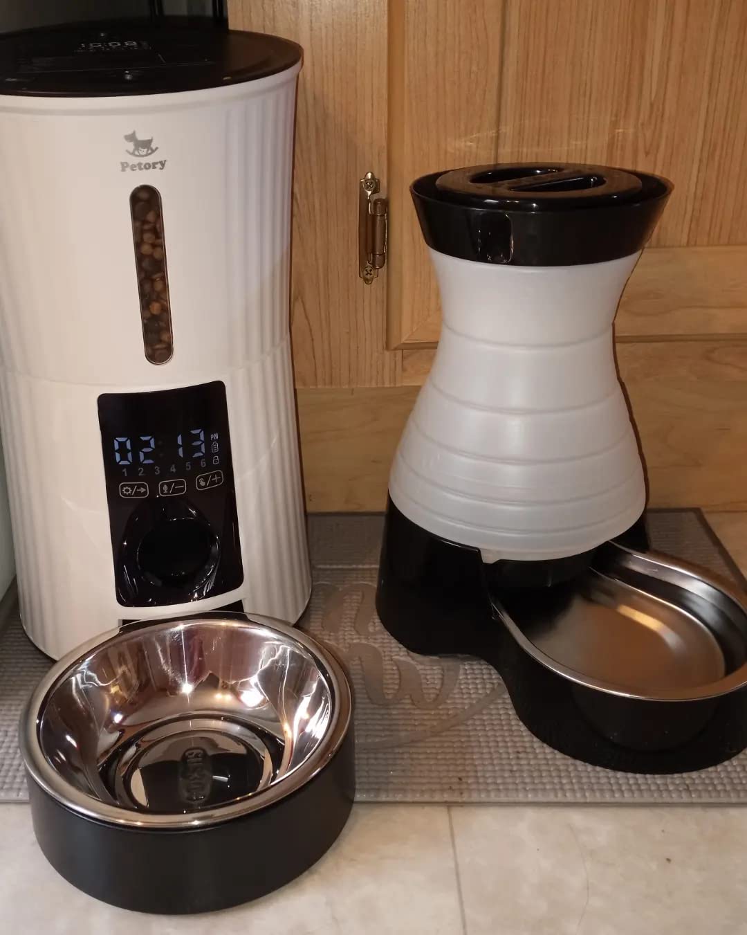 Petory Timed Automatic Cat Feeder - 4L Dry Food Dispenser for Cats and Dogs customer photo 2