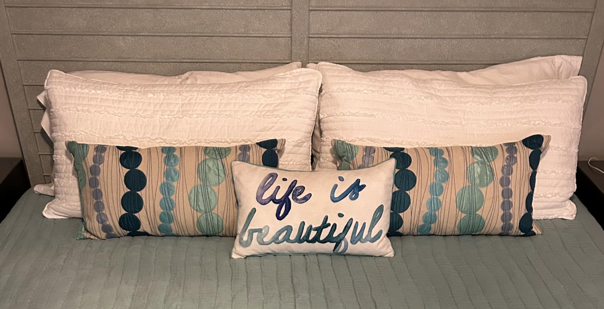 BOSOWOS King Size Pillow Shams Set of 2, Ultra Soft Breathable 20 x 36 Inches Pillow Case Envelope Closure, Microfiber Farmhouse Bed Pillowcases for Easy Care, White customer photo 2