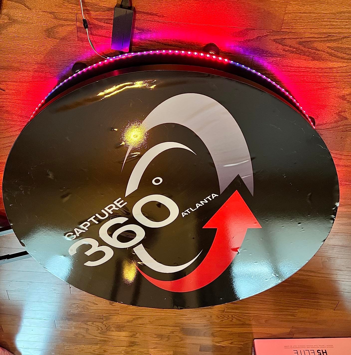 MWE 360 Photo Booth Machine for Parties with Flight Case,Logo Customization customer photo 1
