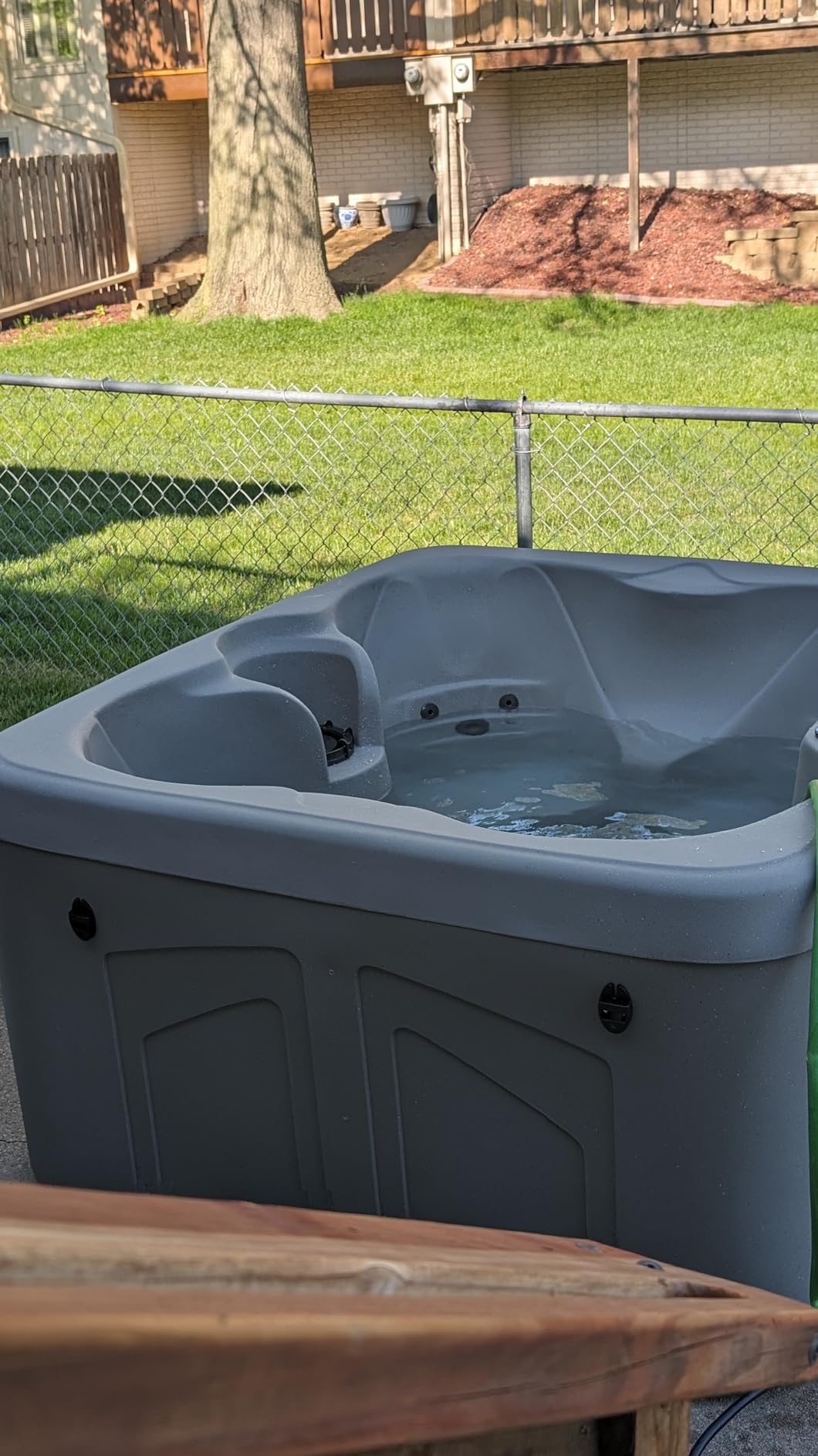 Lifesmart 4-Person Plug & Play 13-Jet Hot Tub Spa and Thermal Cover, Sand customer photo 2