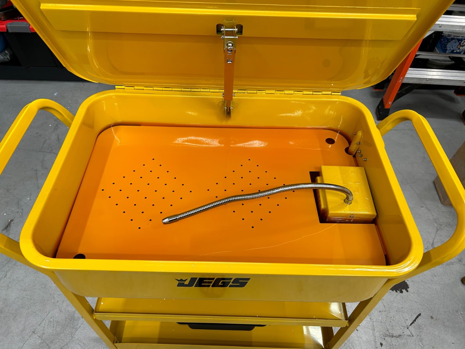 Portable Parts Washer Cart 20-Gallon Tank Solvent Capacity: 12-Gallon customer photo 1