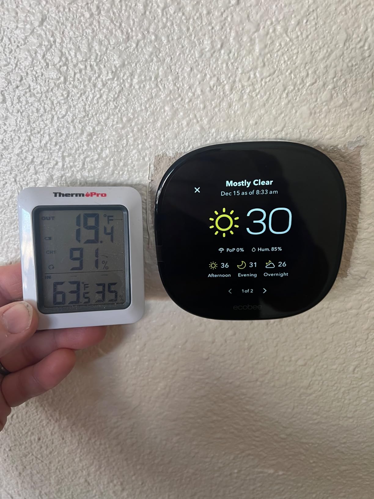 ecobee Smart Thermostat Premium - WiFi, Siri & Alexa Built-In, Smart Sensor customer photo 1