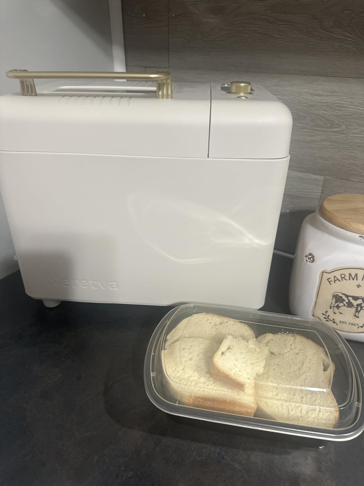 Neretva 2.2LB 15-in-1 Bread Machine with Dual Heater and Auto Nut Dispenser customer photo 2