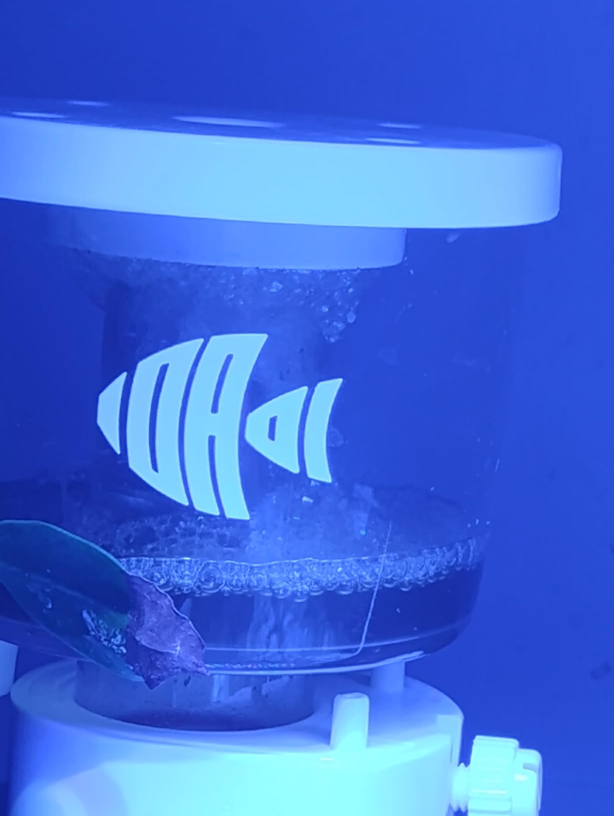 IOAOI Protein Skimmers for Saltwater Aquariums, Hang On Protein Skimmer for Fish Tanks up to 80 Gallons, DC Pinwheel Pump with Controller, Not for Rimmed Tank customer photo 1