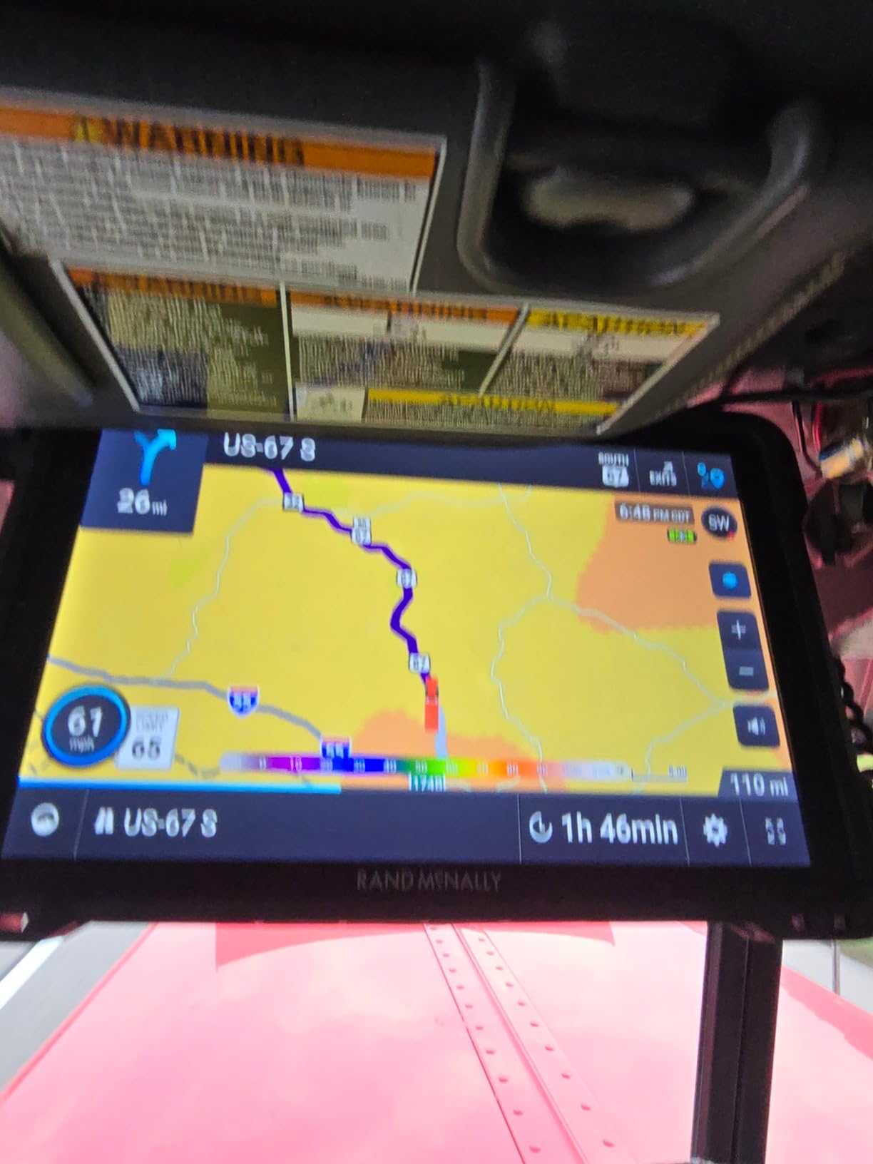 Rand McNally TND 1050 10-inch GPS Truck Navigator with Industry's Best Custom Trucking Routes, Rand Navigation 2.0, Download 2025 Maps + Built-in Camera customer photo 1