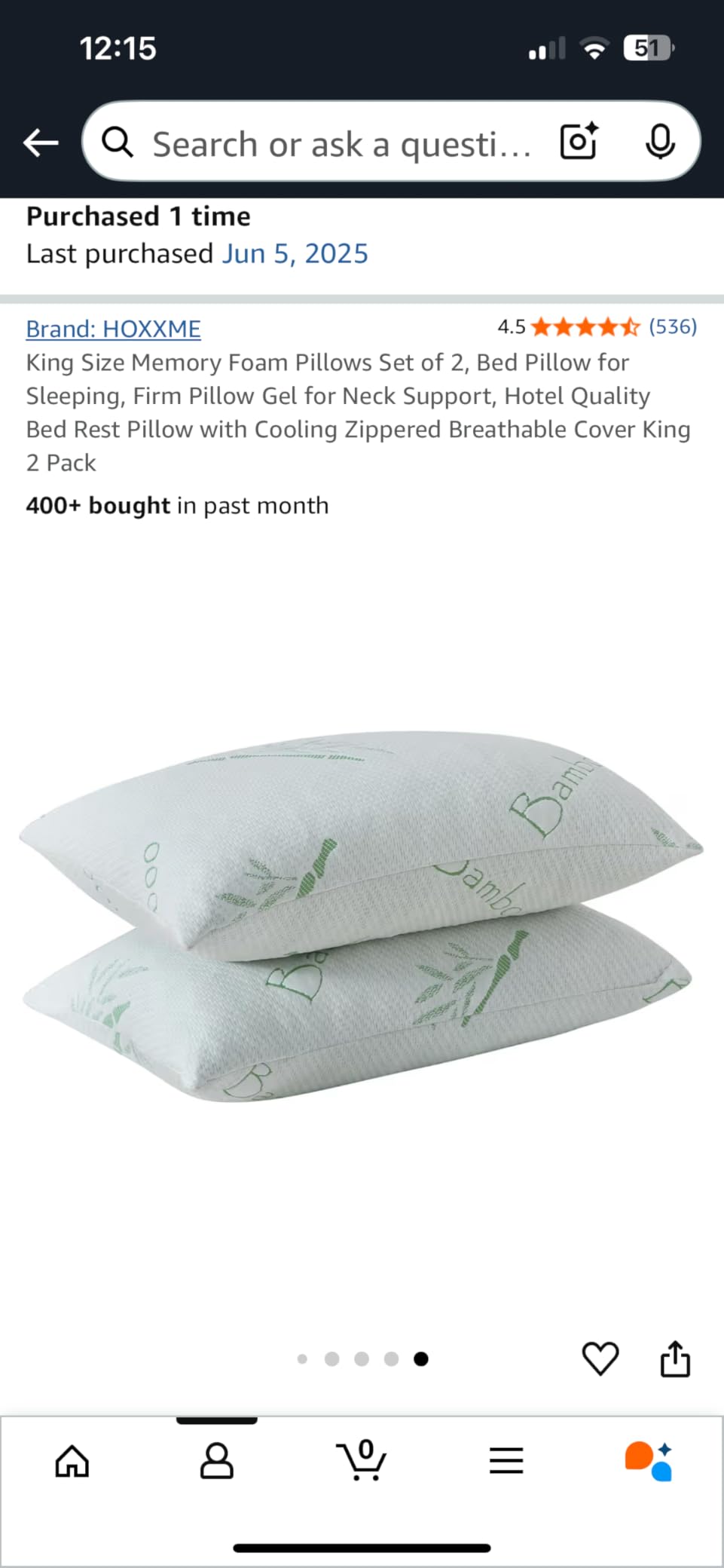 HOXXME Body Pillow for Adults Shredded Memory Foam Long Full Body Pillow for Sleeping with Breathable Cover Firm Hug Large Pillows for Side/Back Sleepers 20x54 customer photo 2