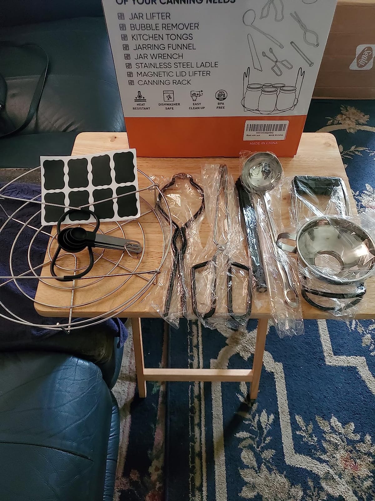 LEONICE Canning Supplies Starter Kit with Rack, Canner Essential Tools customer photo 2