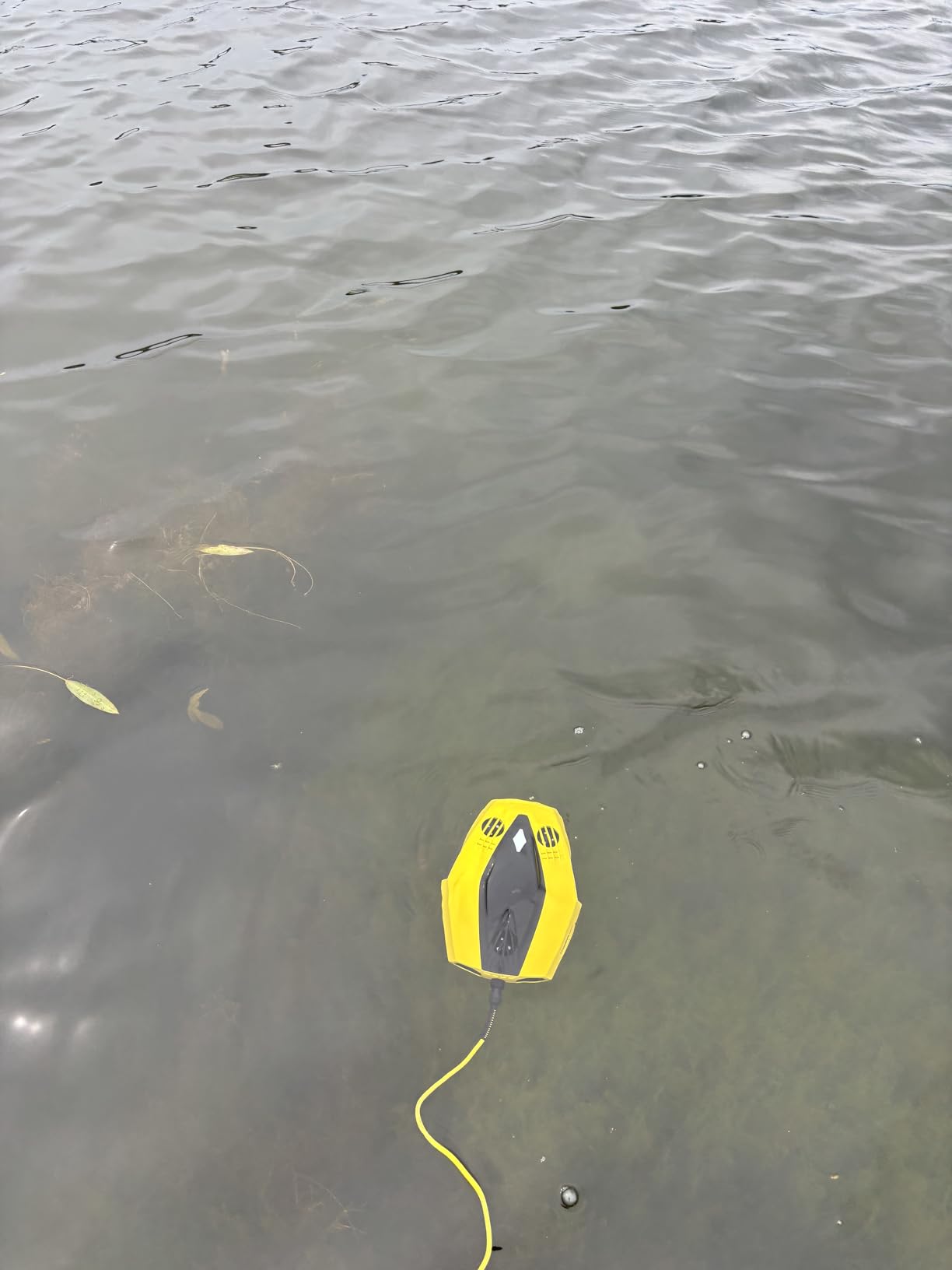 Chasing Dory Underwater Drone - Palm-Sized 1080p Full HD Underwater Drone with Camera for Real Time Viewing, APP Remote Control Green (Yellow) customer photo 2