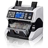 MUNBYN IMC01 Bank Grade Money Counter Machine Mixed Denomination, 2CIS/UV/IR/MG/MT Counterfeit Detection, Serial Number, MUL Currency Cash Counter, Printer Compatible Bill Value Counter (Black) customer photo 1