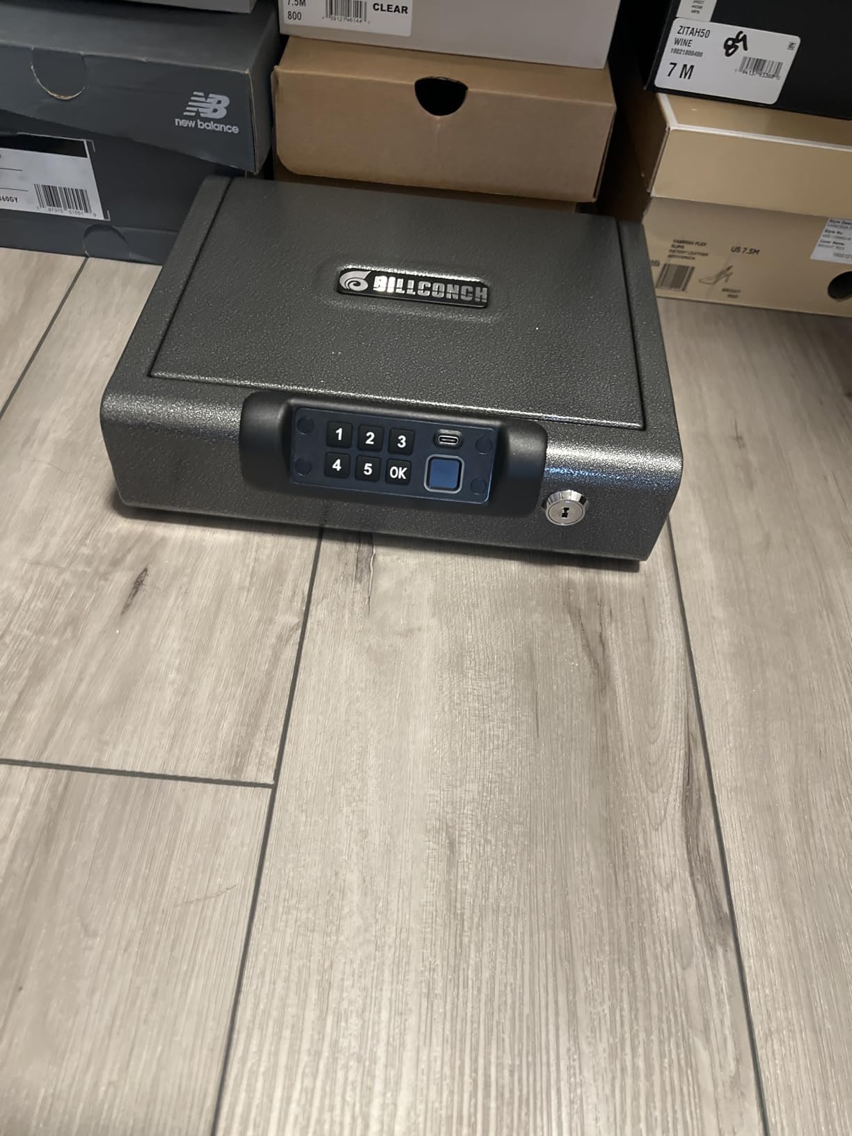 BILLCONCH Gun Safe,Biometric Fingerprint Gun Safe for Handgun Pistol Safes customer photo 2