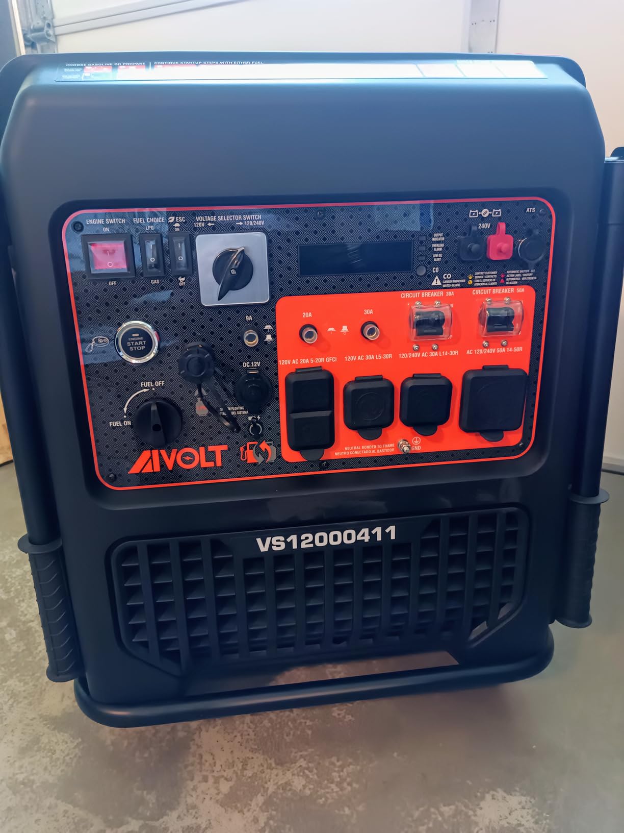 AIVOLT 4300W Inverter Generator Gas Powered Quiet RV Generator for Camping customer photo 1