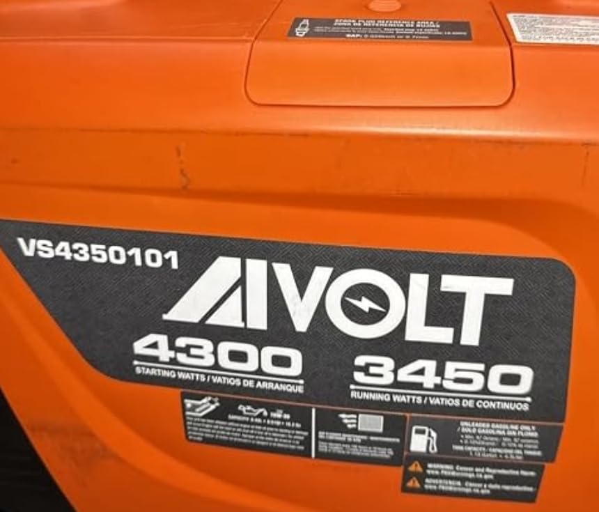 AIVOLT 4300W Inverter Generator Gas Powered Quiet RV Generator for Camping customer photo 2