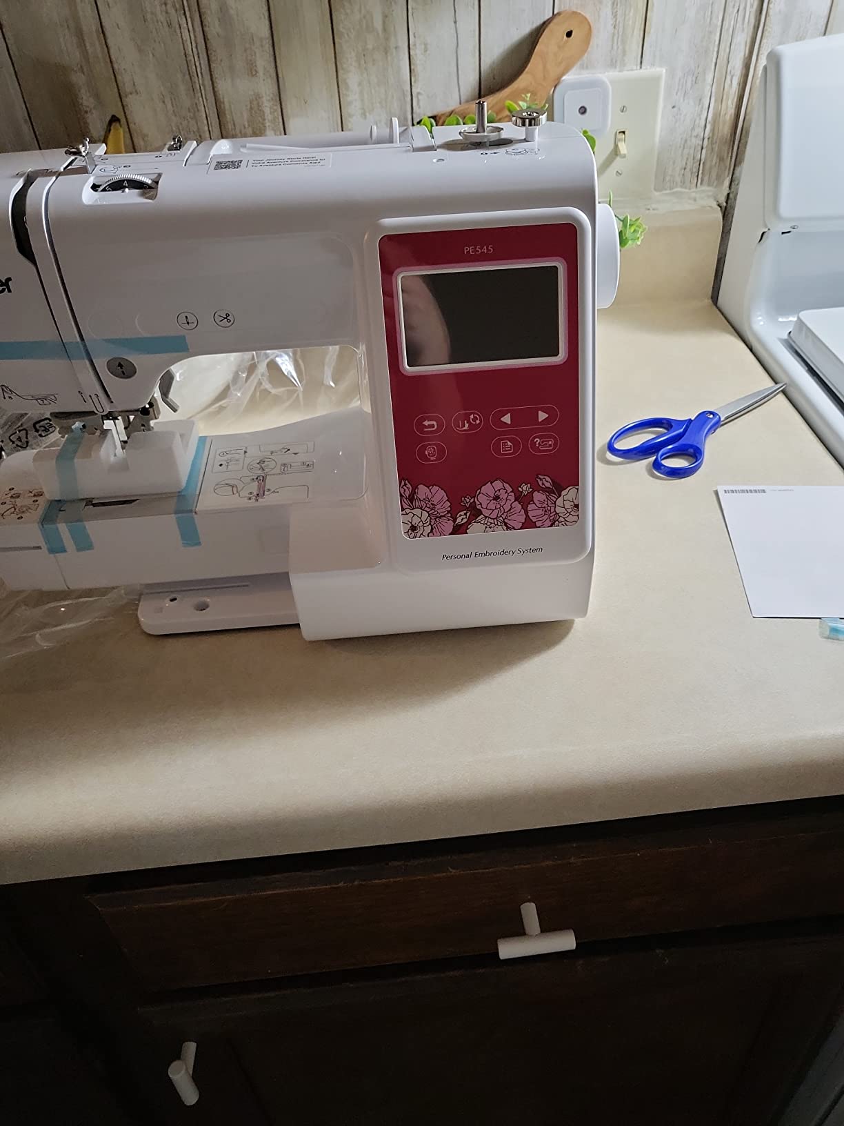 Brother PE545 Wireless Embroidery Machine 4x4 Hoop LCD customer photo 2