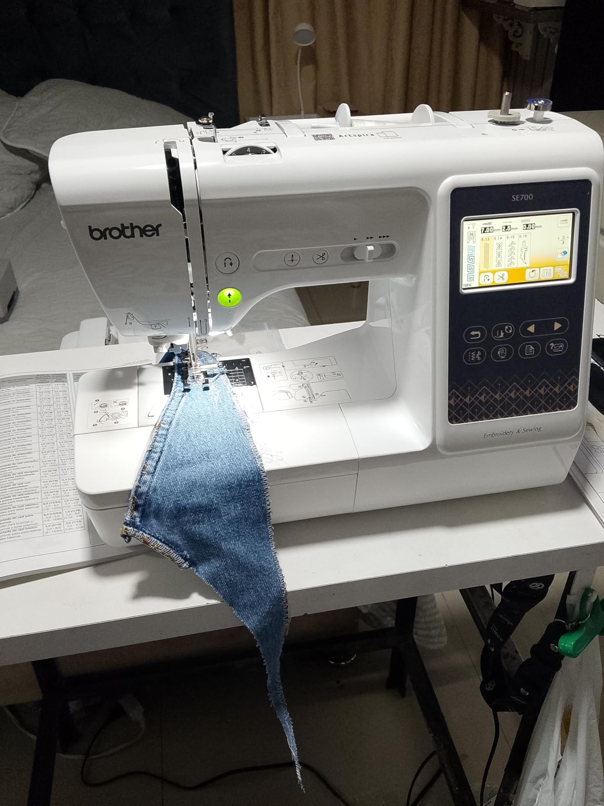 Brother SE700 Sewing and Embroidery Machine, Wireless LAN, 8 included Ft customer photo 1