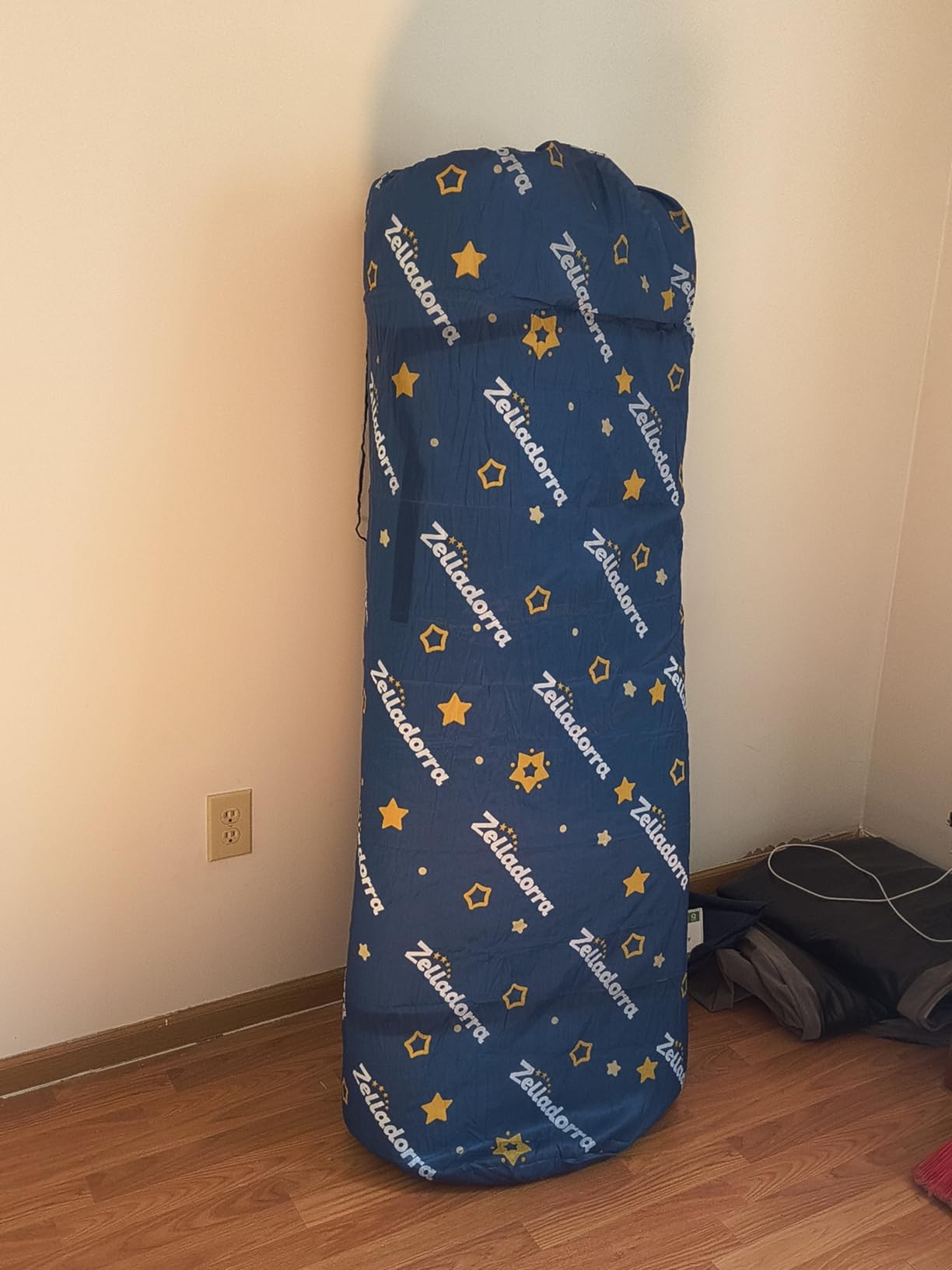 Zelladorra Japanese Floor Mattress, Futon Mattress | Roll Up Tatami Mat with Portable Storage Bag and Washable Cover, Suitable for Camping, Guest Room, Green customer photo 1