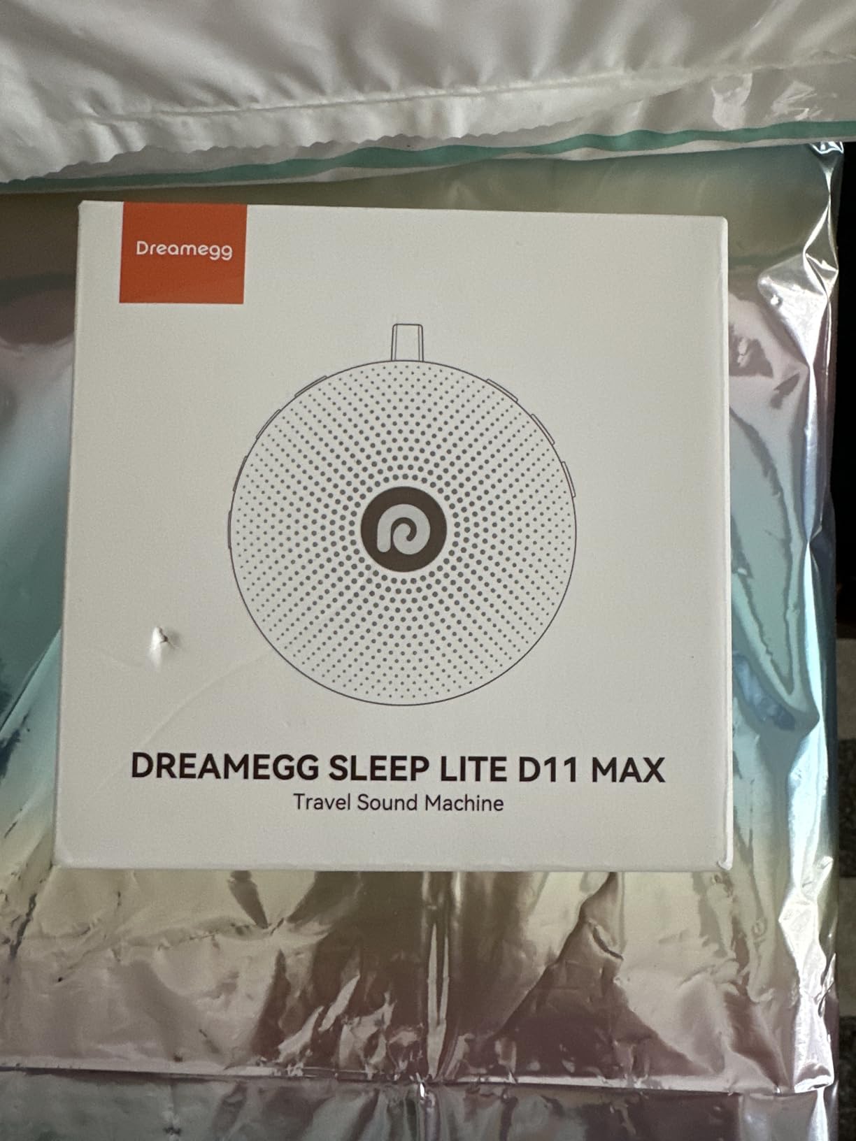 Dreamegg Portable Noise Machine for Baby Adult, Features Powerful Battery, 21 Soothing Sound, Noise Canceling for Office & Sleeping, Sound Therapy for Home, Travel, Registry Gift, Classic White customer photo 2