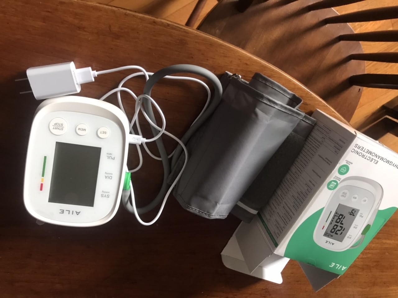 AILE FDA Cleared Blood Pressure Monitor - Home Monitoring 2x99 Memory Track customer photo 1