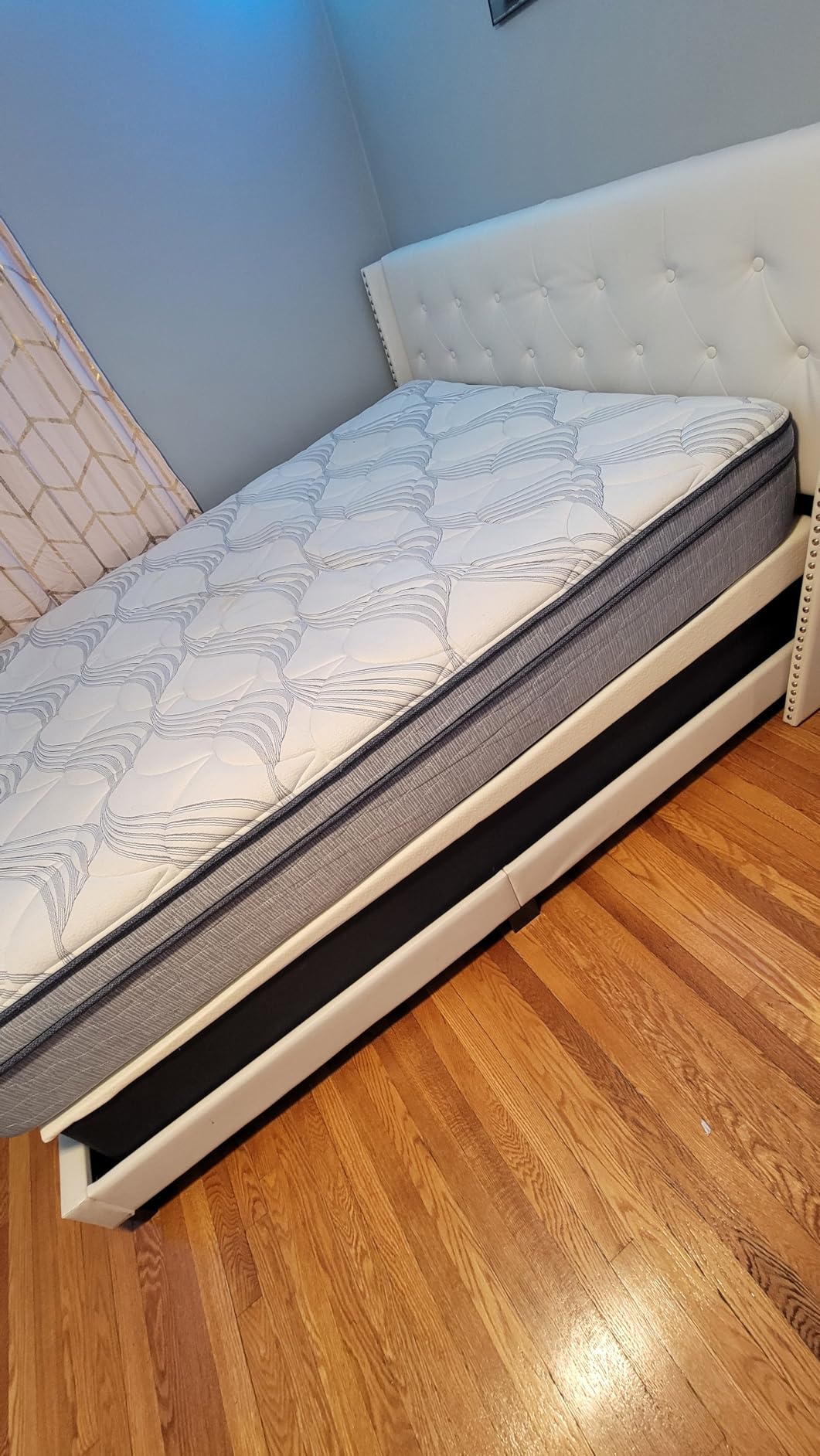 Lazyzizi Queen Inclined Wedge Mattress Topper, 5-Inch, Washable, Non-Slip Bottom, Promotes Better Sleep, Reduces Snoring, GERD Relief customer photo 2