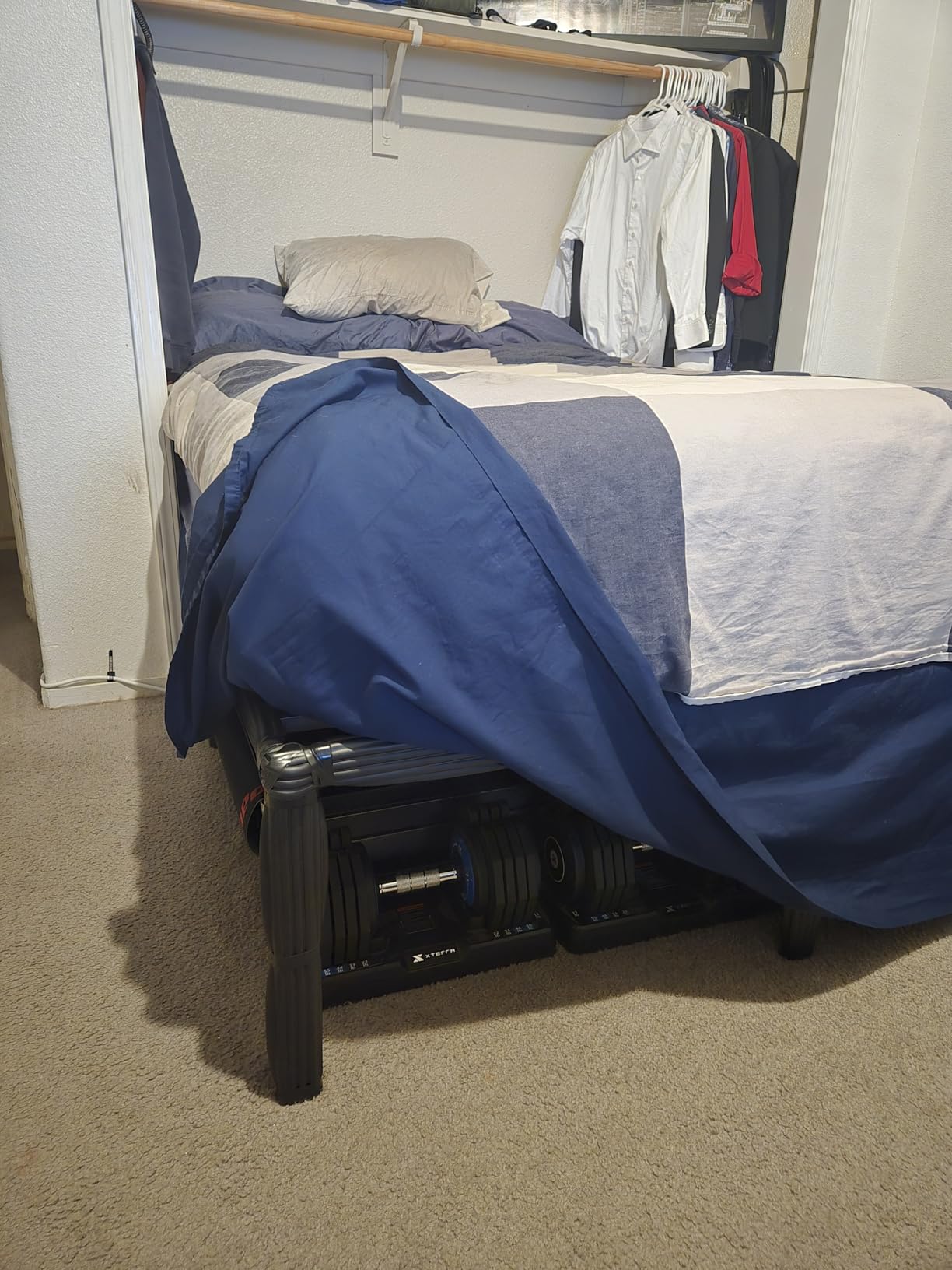 Hafenpo 18 Inch Full Bed Frame, Under Bed Storage, Black | Sturdy Metal Platform Full Size, No Box Spring Needed, Heavy Duty, Easy Assembly, Strong Bearing Capacity customer photo 2
