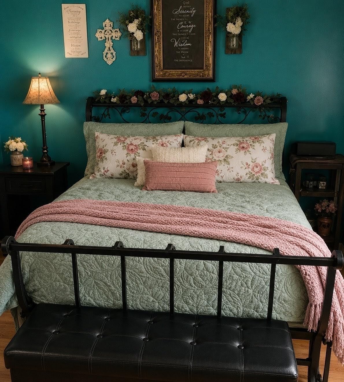 Hafenpo 14 Inch King Bed Frame, Under Bed Storage, Black | Sturdy Metal Platform King Size, No Box Spring Needed, Heavy Duty, Easy Assembly, Strong Bearing Capacity customer photo 1
