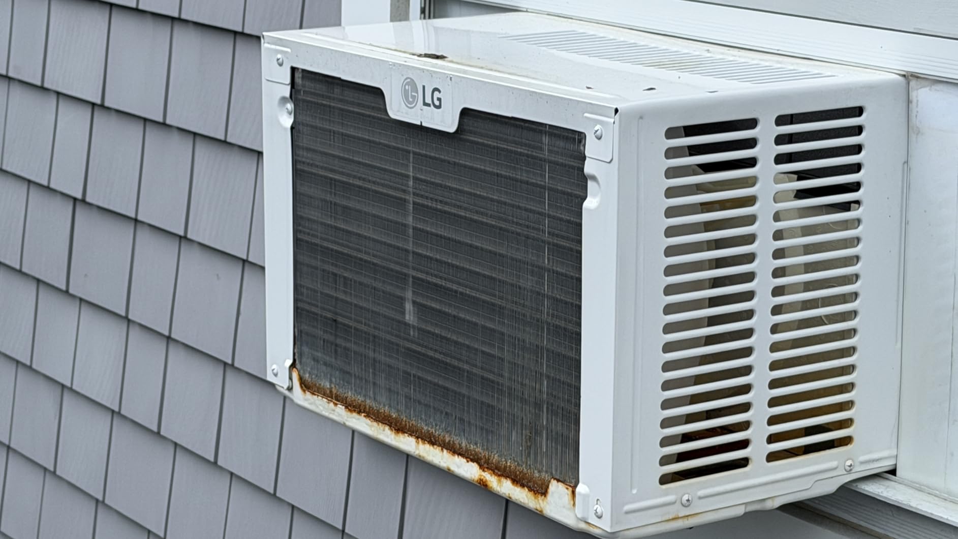 LG 10000 BTU Window Air Conditioners [2023] Remote Control WiFi App Ultra-Quiet Washable Filter Cools 450Sq.Ft for Medium & Large Room AC Unit air conditioner Easy Install White LW1017ERSM1 customer photo 1