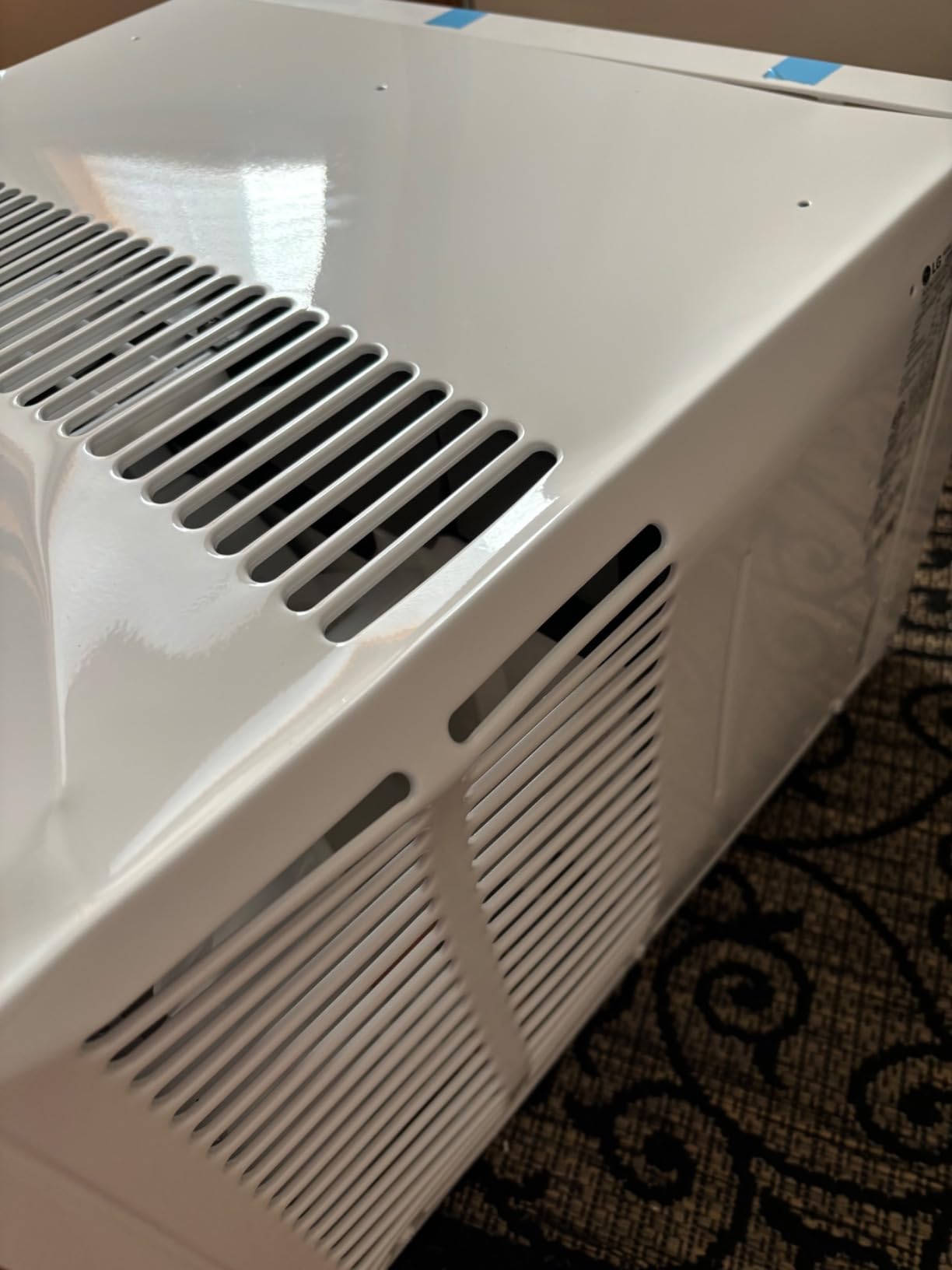 LG 10000 BTU Window Air Conditioners [2023] Remote Control WiFi App Ultra-Quiet Washable Filter Cools 450Sq.Ft for Medium & Large Room AC Unit air conditioner Easy Install White LW1017ERSM1 customer photo 2