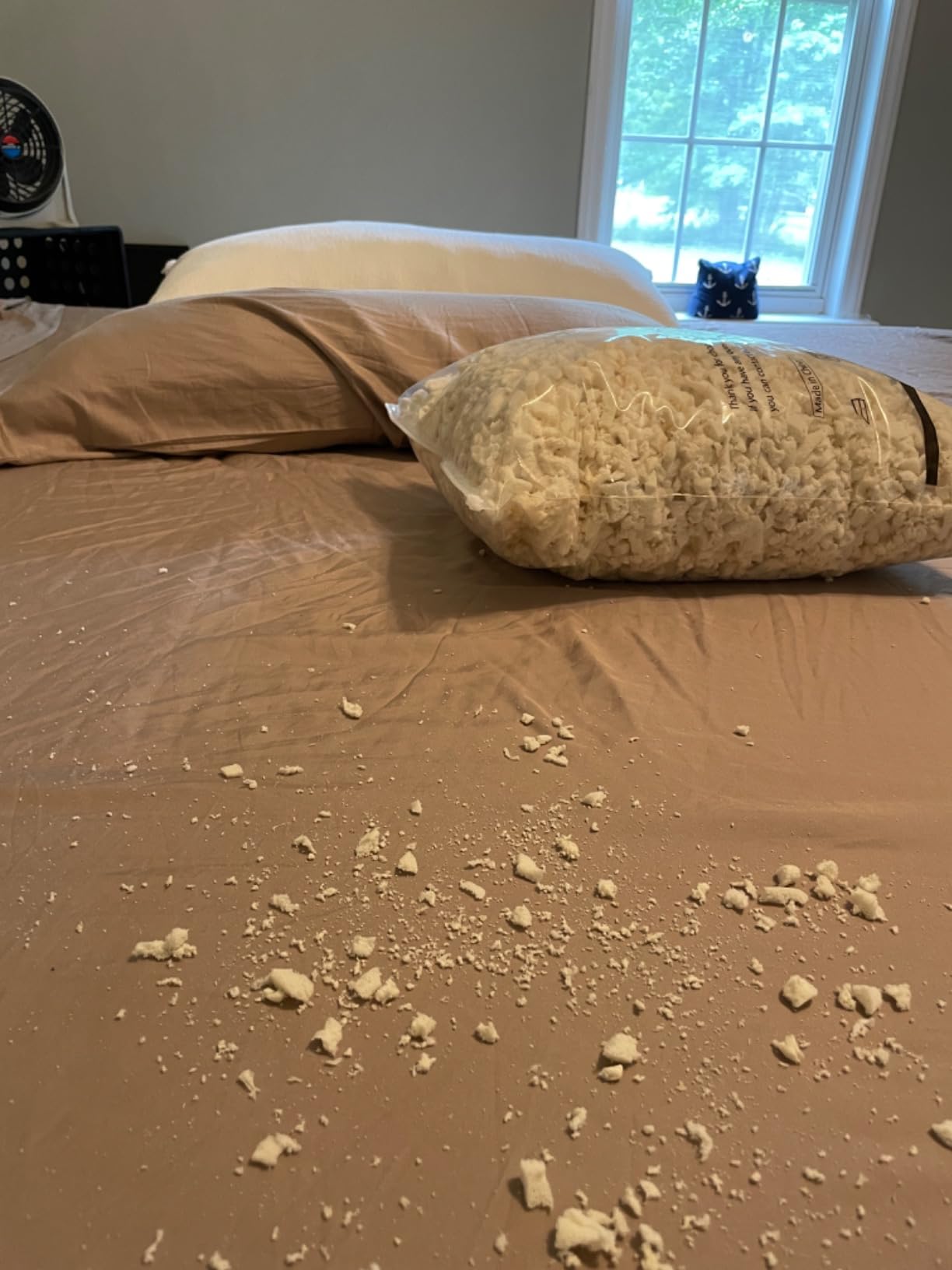 Natural Latex Shredded Foam Pillow - Standard Size customer photo 1