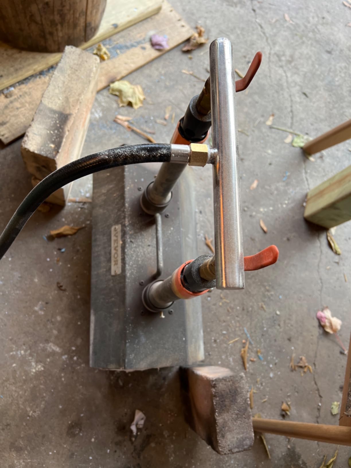 VEVOR Portable Propane Forge, Double Burner Tool and Knife Making, 2600°F customer photo 1