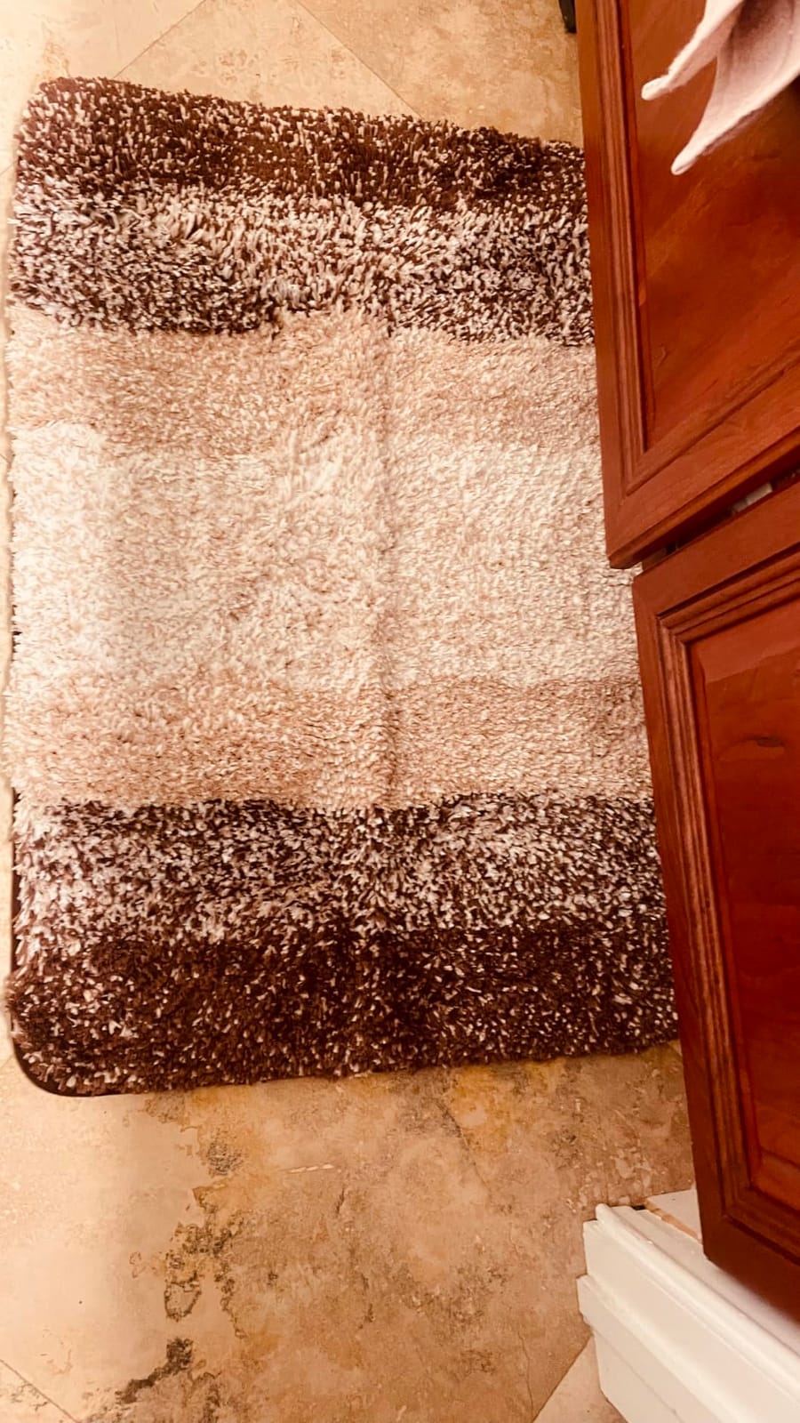 OLANLY Micorfiber Bathroom Rug Set 2 Piece, Soft Absorbent Bath Mats, Grey | 24