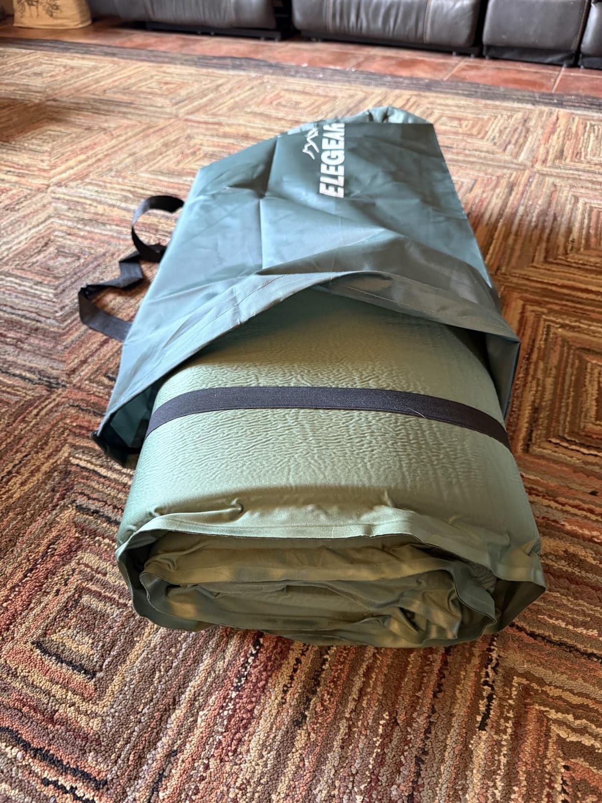 Elegear Self Inflating Sleeping Pad with Pillow 26D Memory Foam 3.15