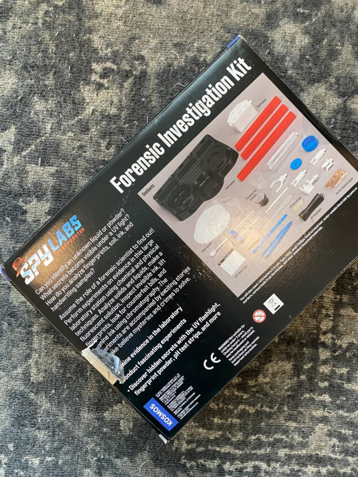 Spy Labs Inc: Forensic Investigation Kit by Thames & Kosmos | Includes Large Lab Setup to Collect & Analyze Evidence & Clues | Explore The Science of Detective Work | for Young Investigators customer photo 1