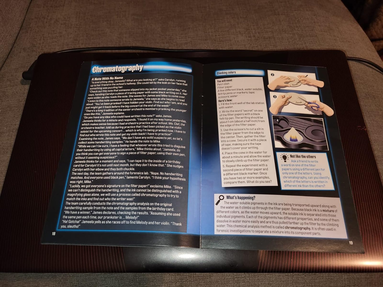 Spy Labs Inc: Forensic Investigation Kit by Thames & Kosmos | Includes Large Lab Setup to Collect & Analyze Evidence & Clues | Explore The Science of Detective Work | for Young Investigators customer photo 2