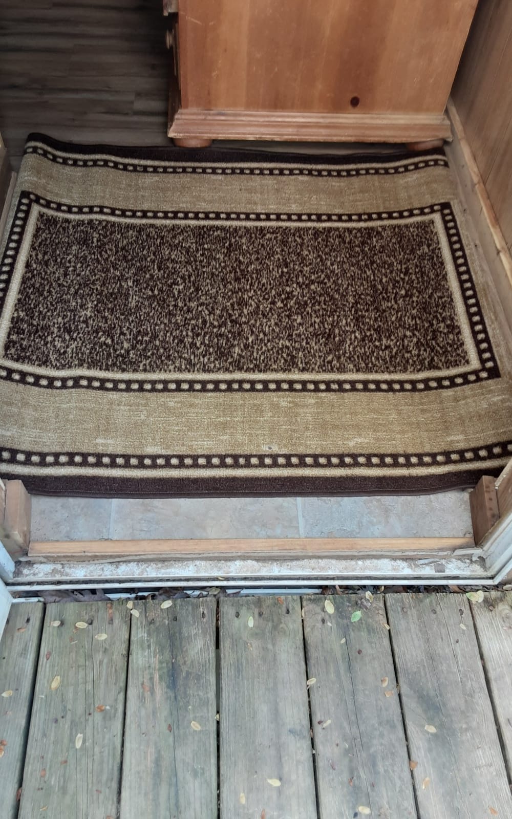 Ottomanson 2-Piece Kitchen Rug Set - Non Slip, Runner & Small Area Rug - Border - 20
