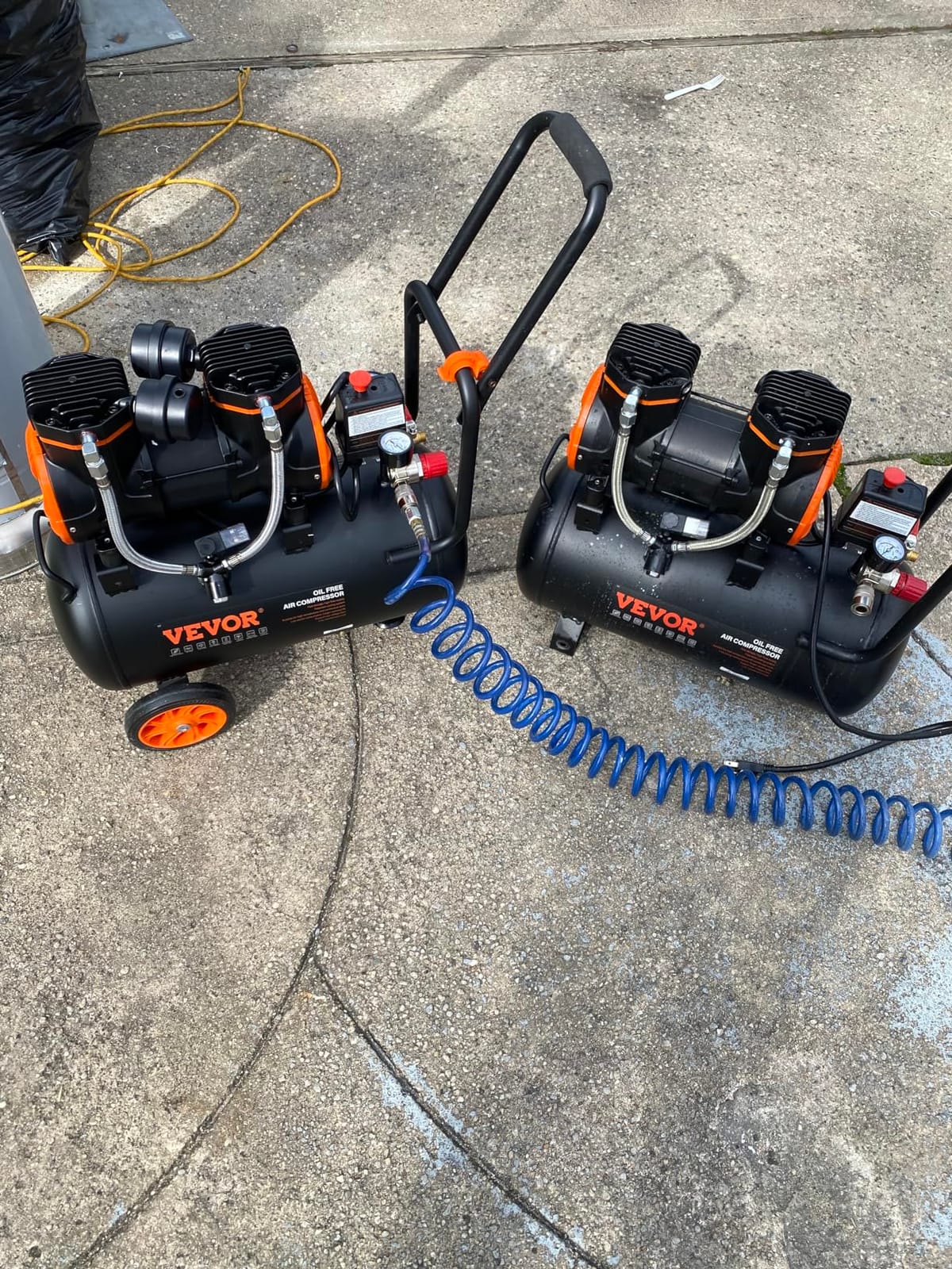 VEVOR 6.3 Gallon 2 HP Air Compressor, Max 116PSI, Oil Free Compressor Tank customer photo 1