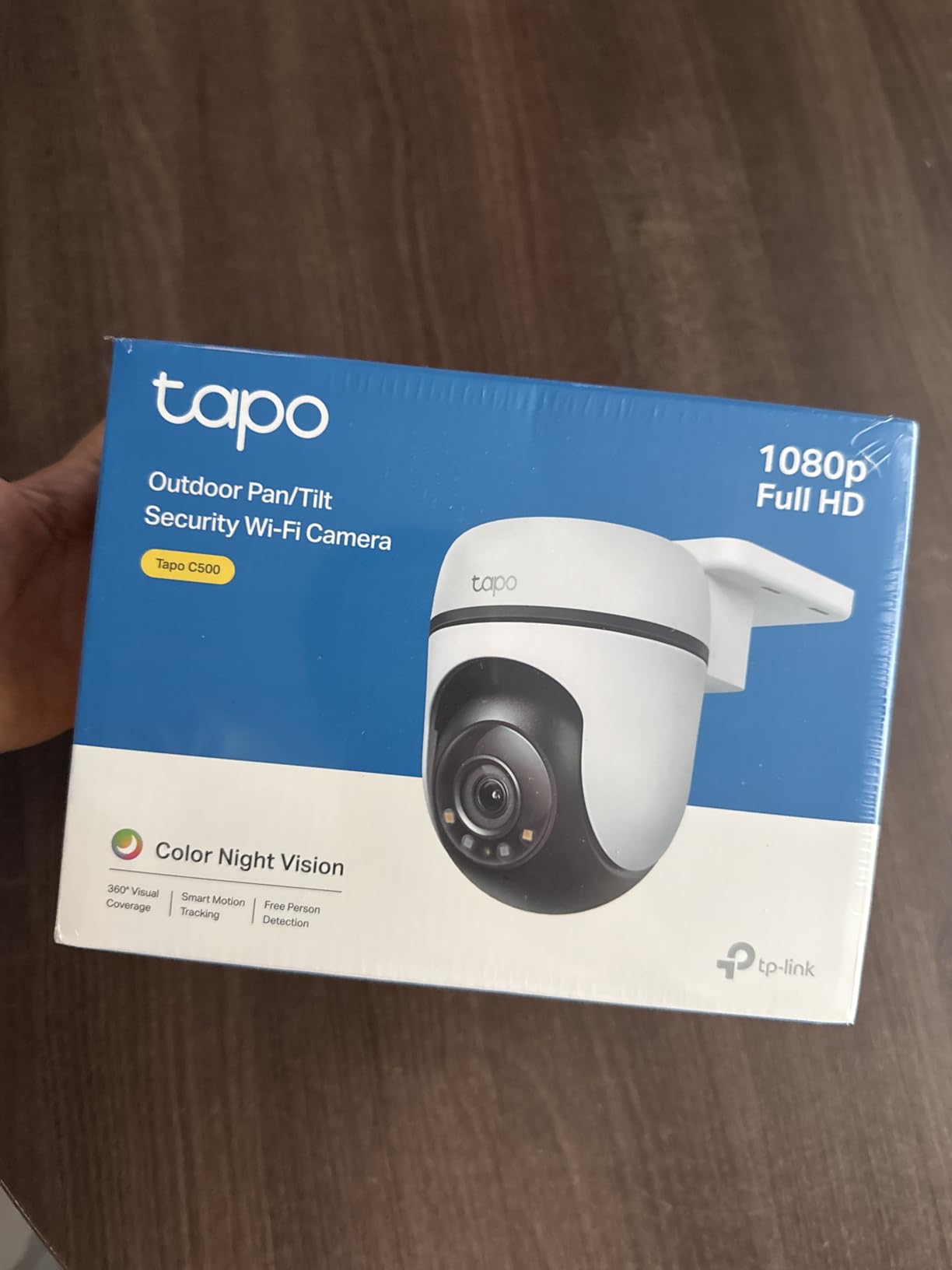 Tapo 1080P Outdoor Wired Pan/Tilt Security Wi-Fi Camera, 360° View, Motion Tracking, Works with Alexa & Google Home, Night Vision, Free AI Detection, Cloud & SD Card Storage(up to 512GB), Tapo C500… customer photo 1