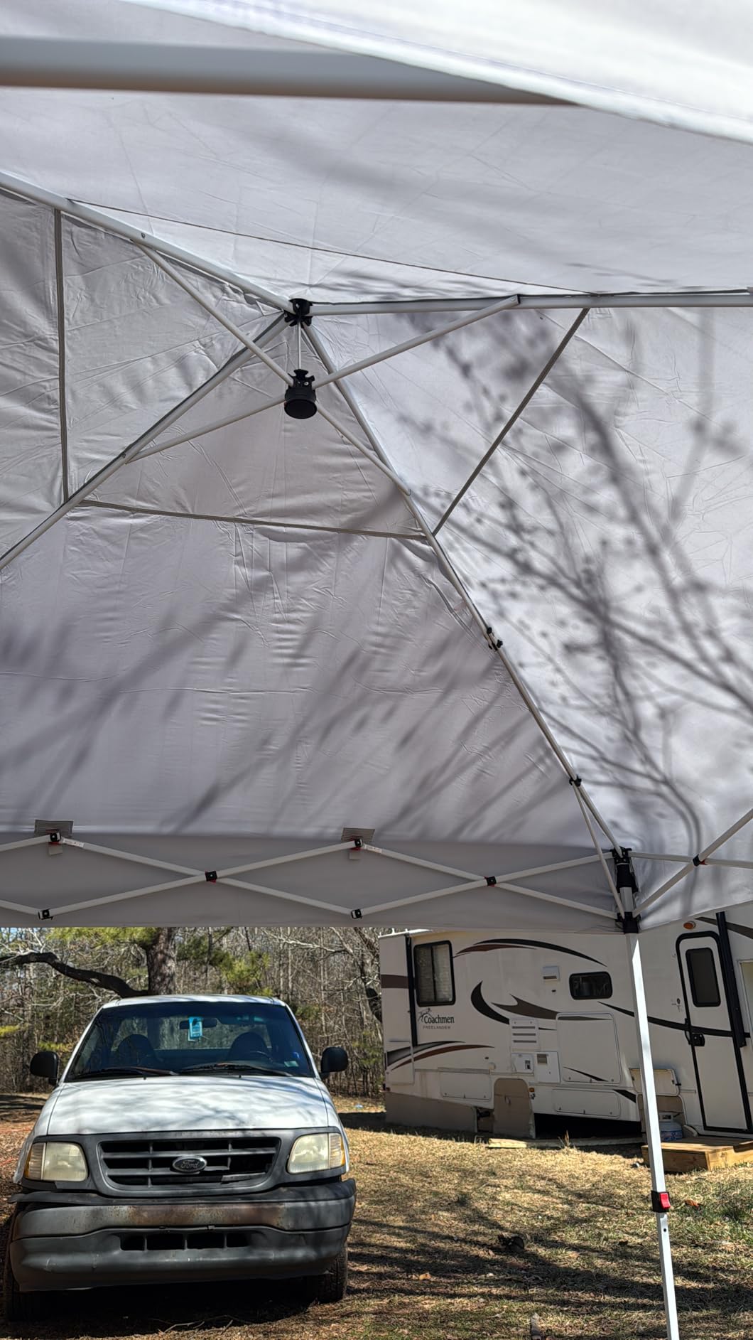 CROWN SHADES 10X10 Commercial Pop Up Canopy Tent with Sidewalls, White customer photo 2