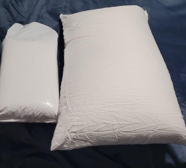 RejuveNite American Talalay Latex Pillow Set, Standard High Profile | 2-pillow set, 100% American Talalay latex, OEKO-TEX certified - 400TC cotton sateen covers, USA made, resists flattening customer photo 2