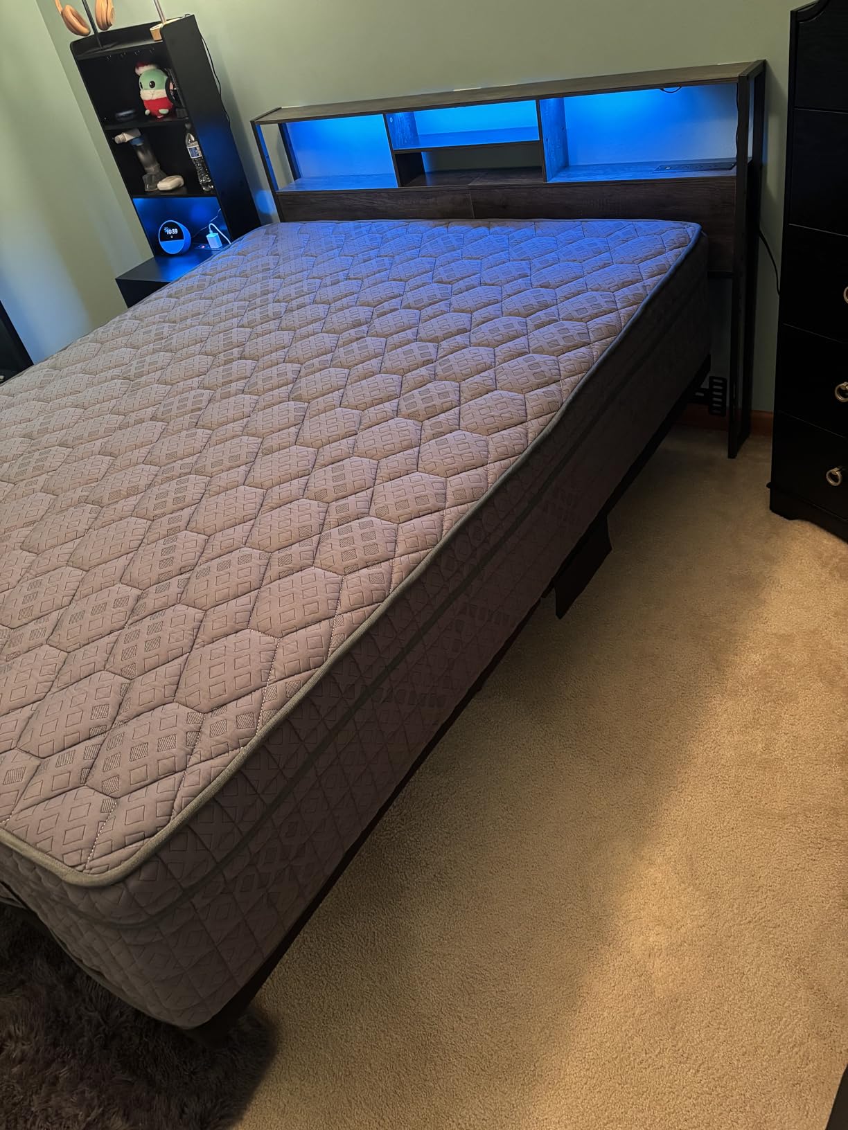 Tami Tami T600 Adjustable Bed Frame Queen Size with Remote & Massage - Electric Beds Bases, Zero Gravity, Dual Side USB, Side Pockets, Nightlight, Quiet Motor, Wireless Remote, 5 Min Easy Assembly customer photo 2