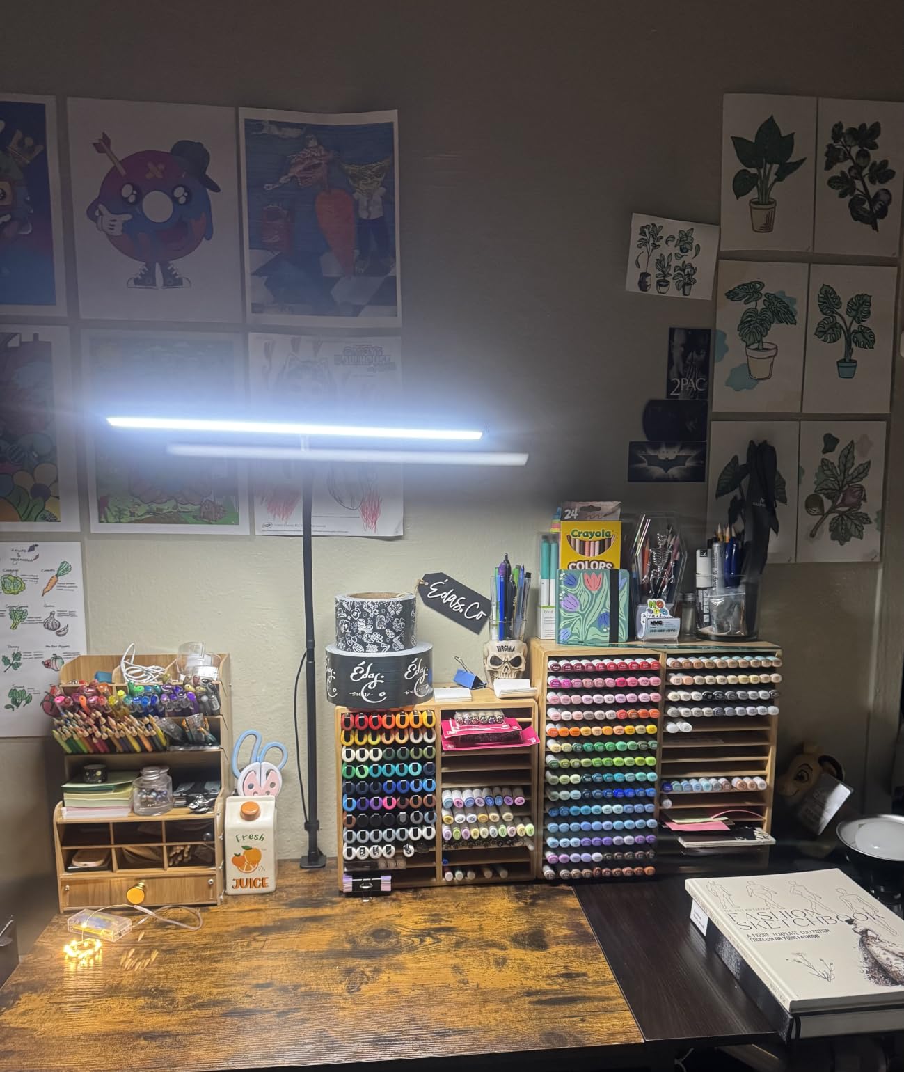 Airlonv LED Desk Lamp with Clamp, 17