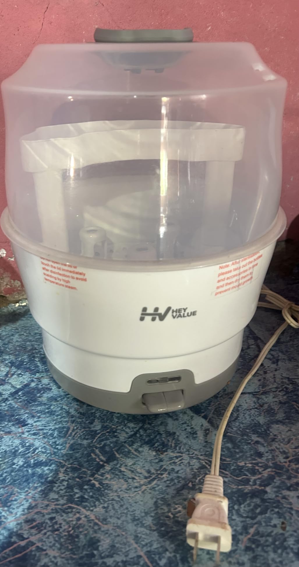 HEYVALUE Smart-Steam Bottle Sterilizer for Baby Bottles & Breast Pump Parts customer photo 2